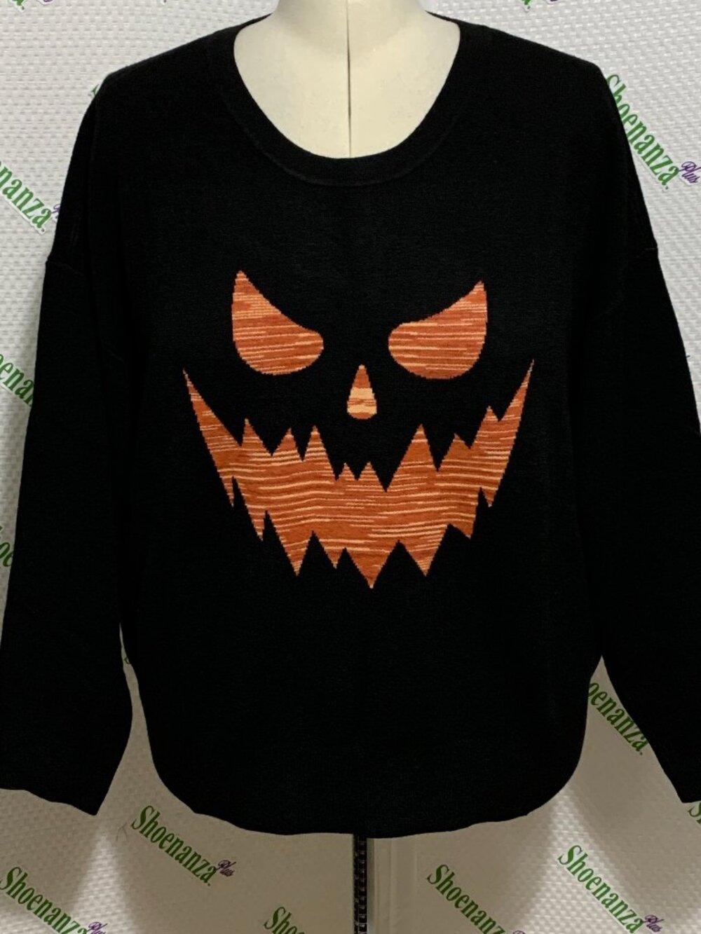 Torrid Sweater Jack-O'-Lantern Pumpkin Halloween Luxe Jacquard Plus 4 26